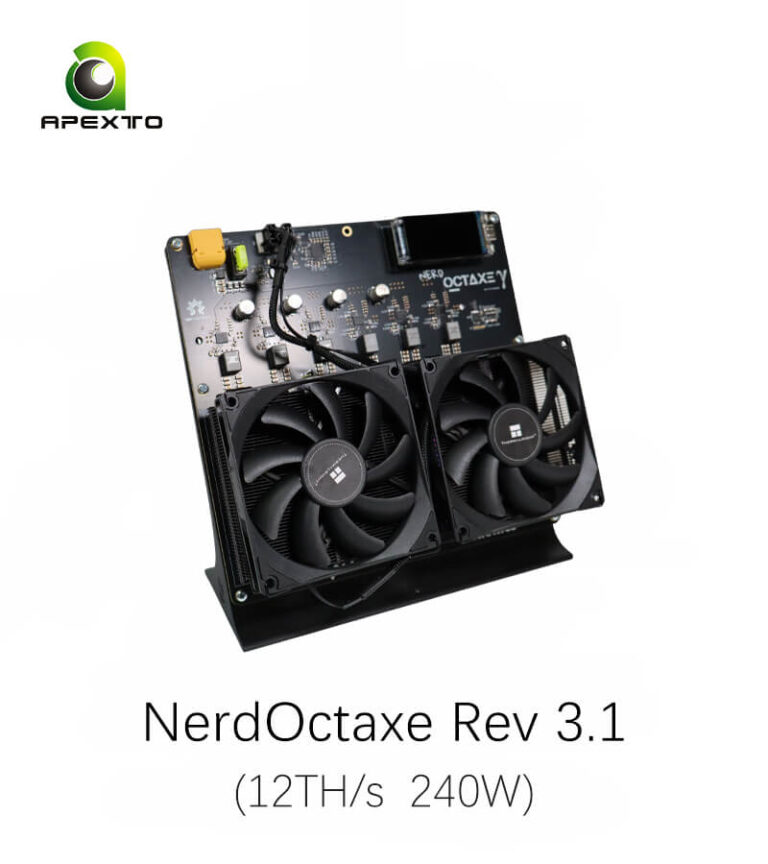 Minero en solitario NerdOctaxe Rev 3.1