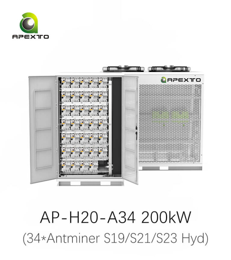 Water Cooling Cabinet for Bitcoin Mining