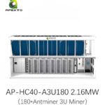 180-Slot Antminer 3U Hydro Cooling Container
