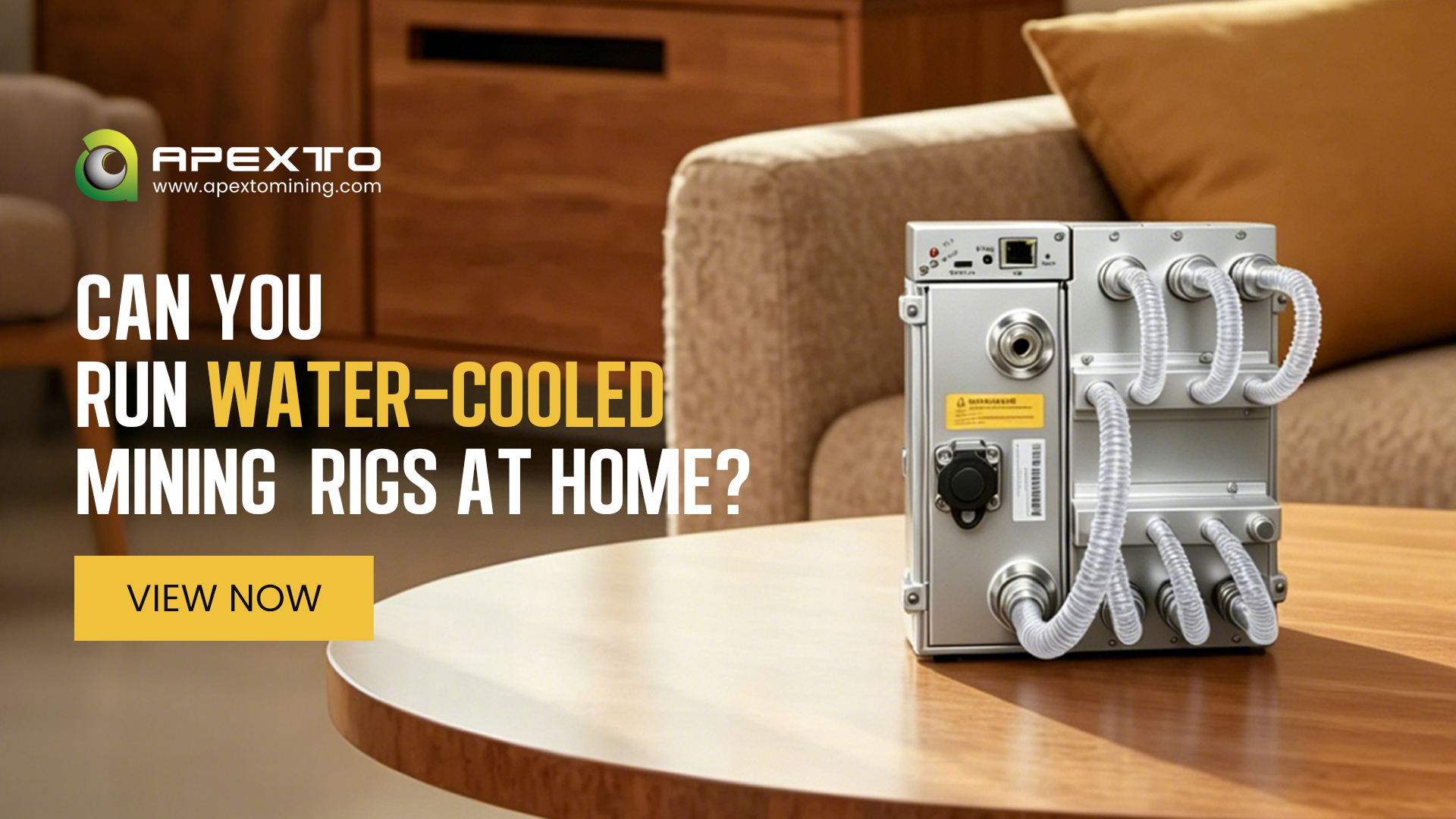 Can You Run Water-Cooled Mining Rigs at Home