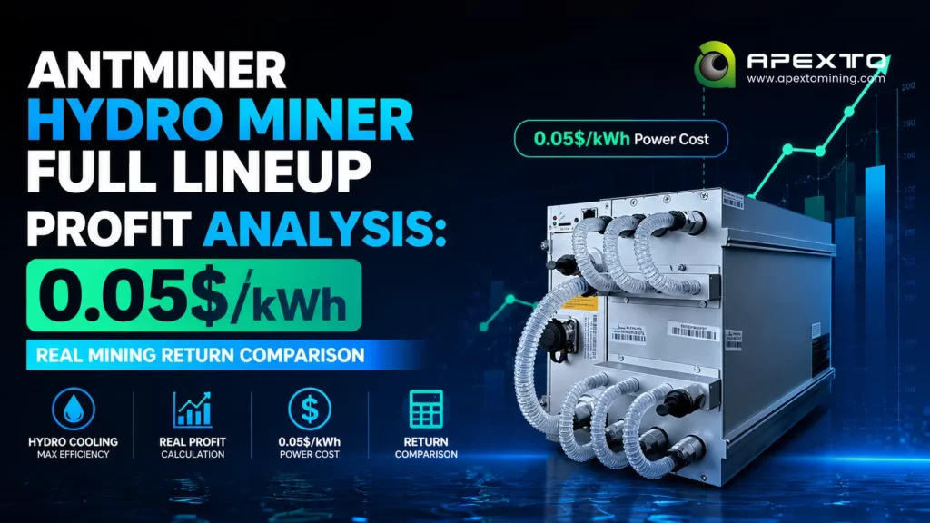Antminer Hydro Miner Full Lineup Profit Analysis