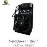 جهاز تعدين بيتكوين منفرد NerdQaxe++ Rev 7