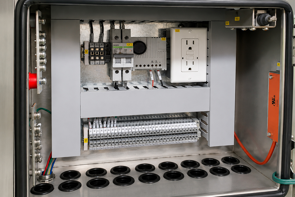 1000 kVA pad mounted transformer Auxiliary Control Box