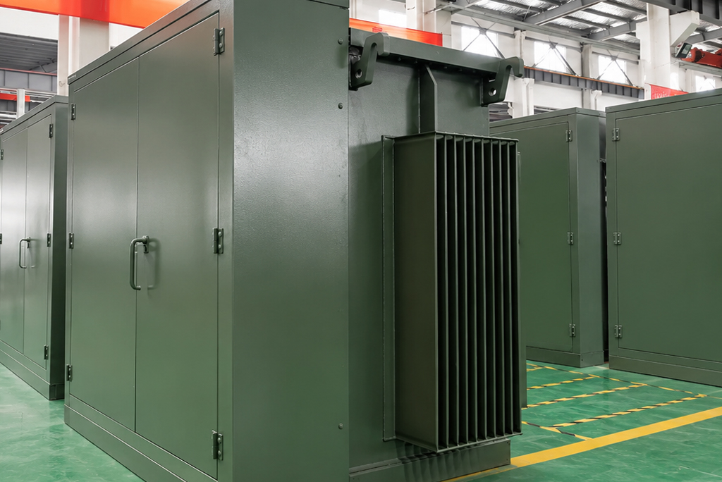1500 kVA pad mounted transformer outdoor enclosure