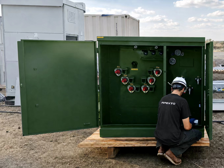 1500 kVA pad mounted transformer project installation