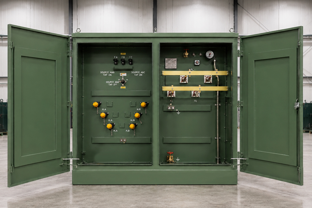 2250 kVA 3-Phase Padmount Transformer Internal Structure