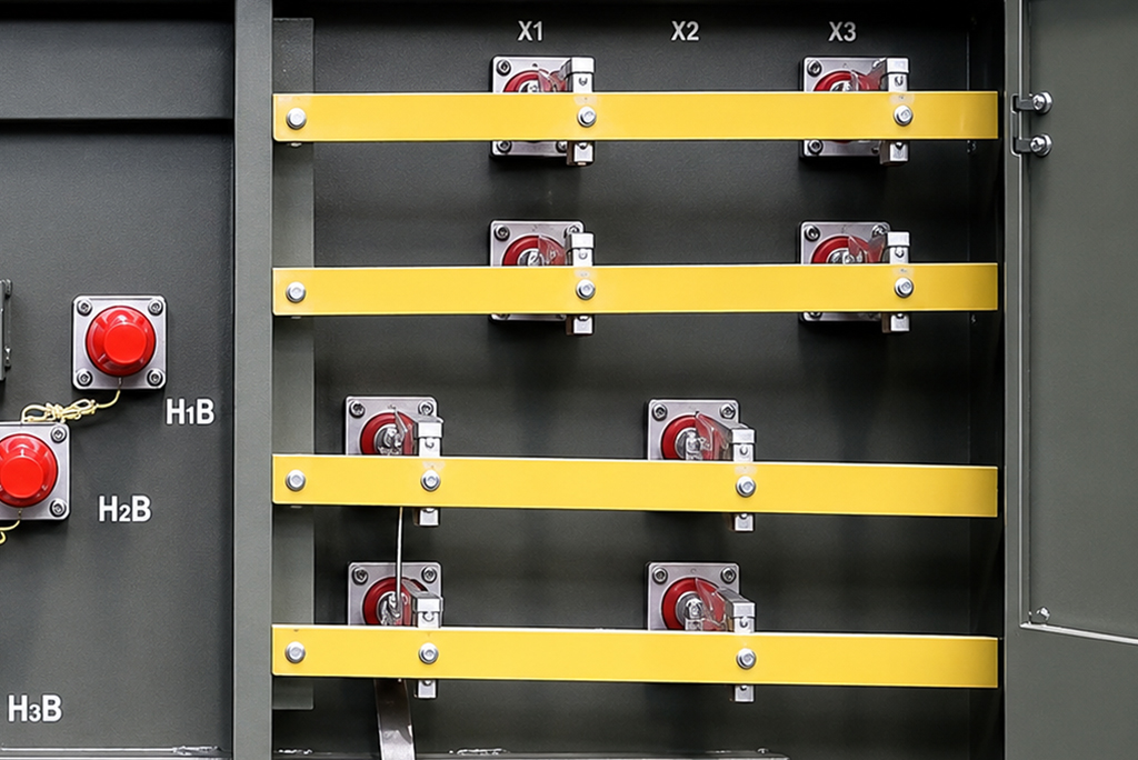 3750 kVA Padmount Transformer High-Current LV Terminals