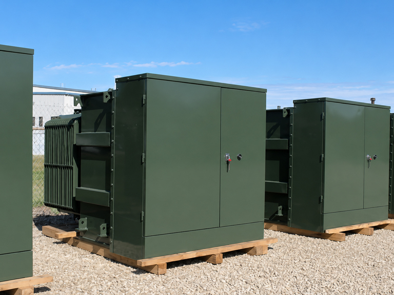 3750 kVA Padmount Transformer Mining Container Deployment