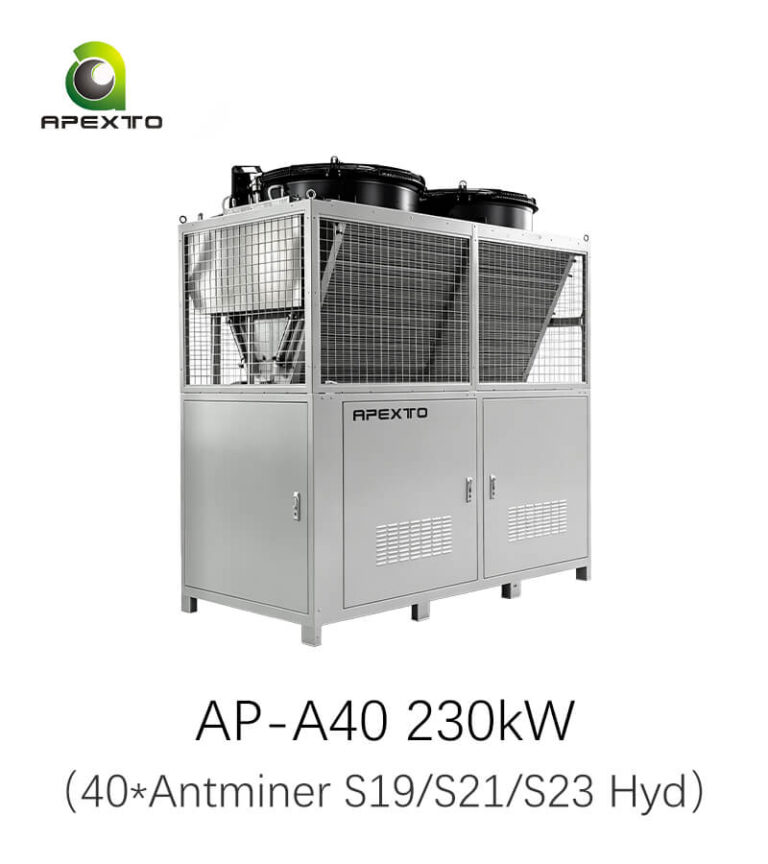 แร็คระบายความร้อน Antminer Hydro ขนาด 40 ช่อง