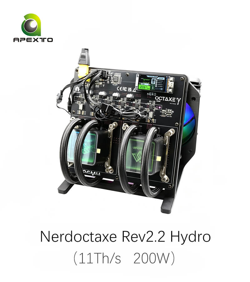 Nerdoctaxe Rev2.2 Hydro Bitcoin Solo Miner Nerdoctaxe Rev2.2 Hydro Bitcoin Solo Miner
