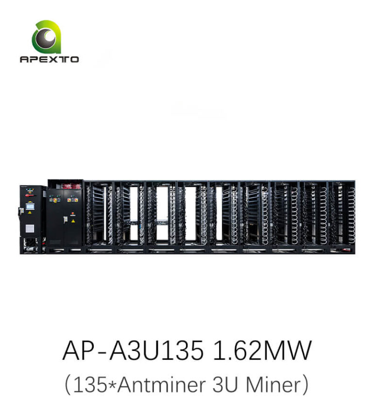 Antminer 3U Hydro Cooling Rack Bitcoin Mining Solution