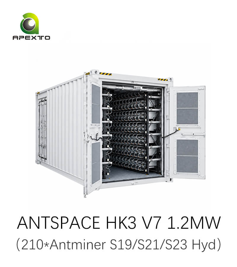 Contenedor de refrigeración hidráulica Bitmain ANTSPACE HK3